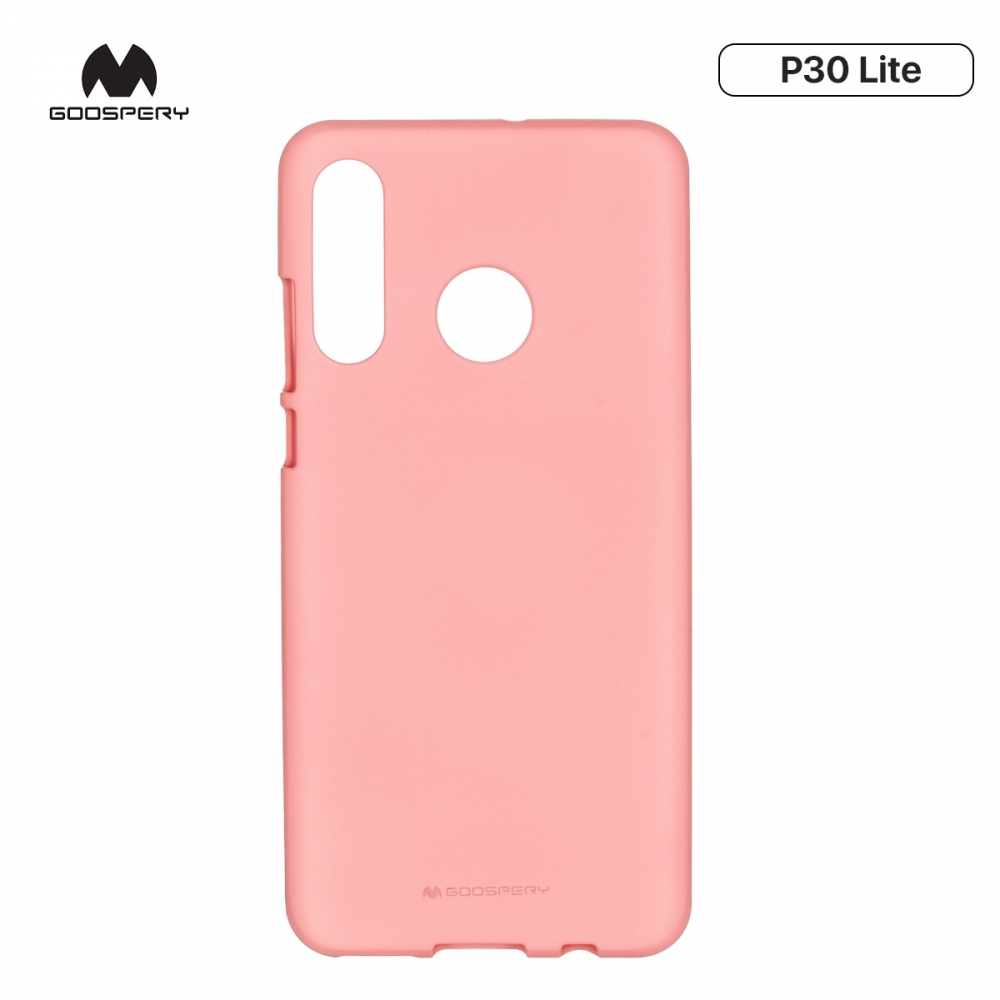 Coque Silicone Soft Feeling Mercury Pour Huawei P30 Lite ROSE