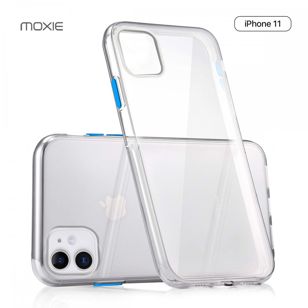 Moxie Coque Renforc E Transparente Iphone Coque En Tpu Anti Chocs