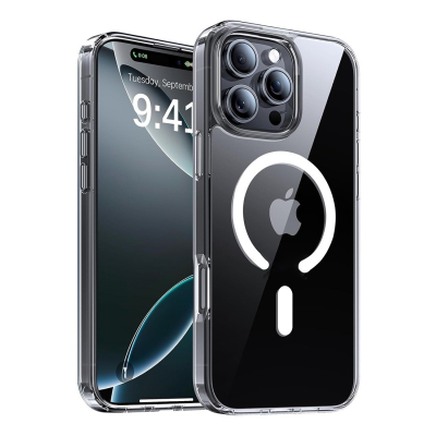 Coque renforcée transparente MagSafe Skin Pop pour iPhone - Blanc