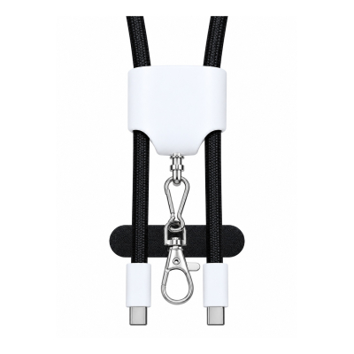 Tour de cou avec câble de charge rapide intégré – 1,20 m