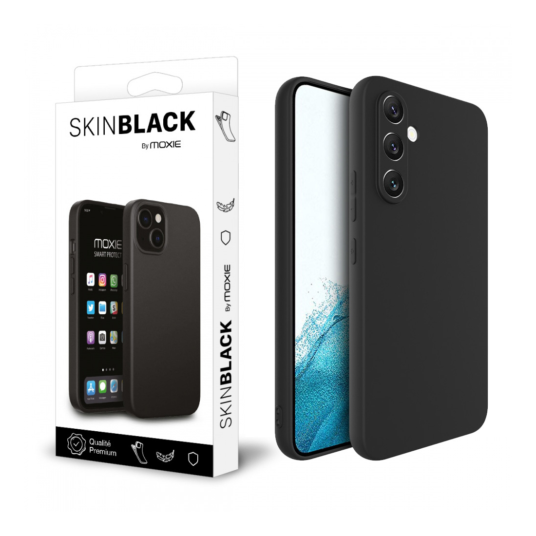 Housse ultra fine Moxie Skin pour Galaxy A18 - Noir