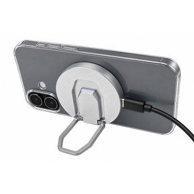 Support aluminium Magsafe avec charge à induction Type-C