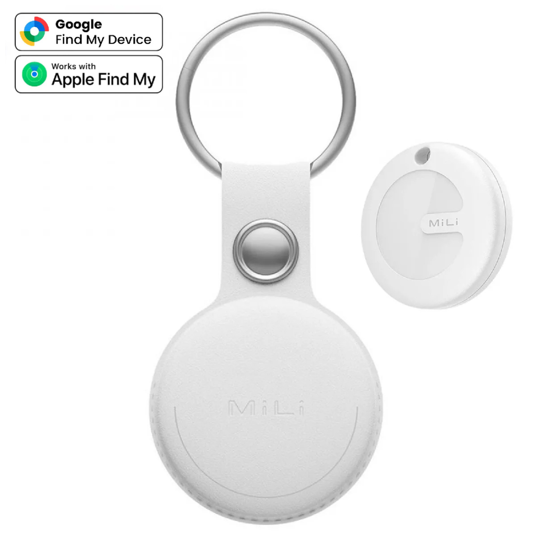 Localisateur d'objet Android et Apple - Mili MiTag Duo - Blanc