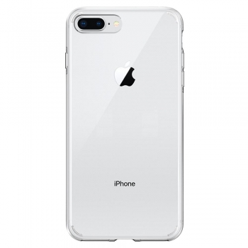 Moxie Coque iPhone 7 Plus / iPhone 8 Plus [Skintrans] Coque en TPU Souple Transparente Ultra Fine en Silicone, Anti-traces, Ajus