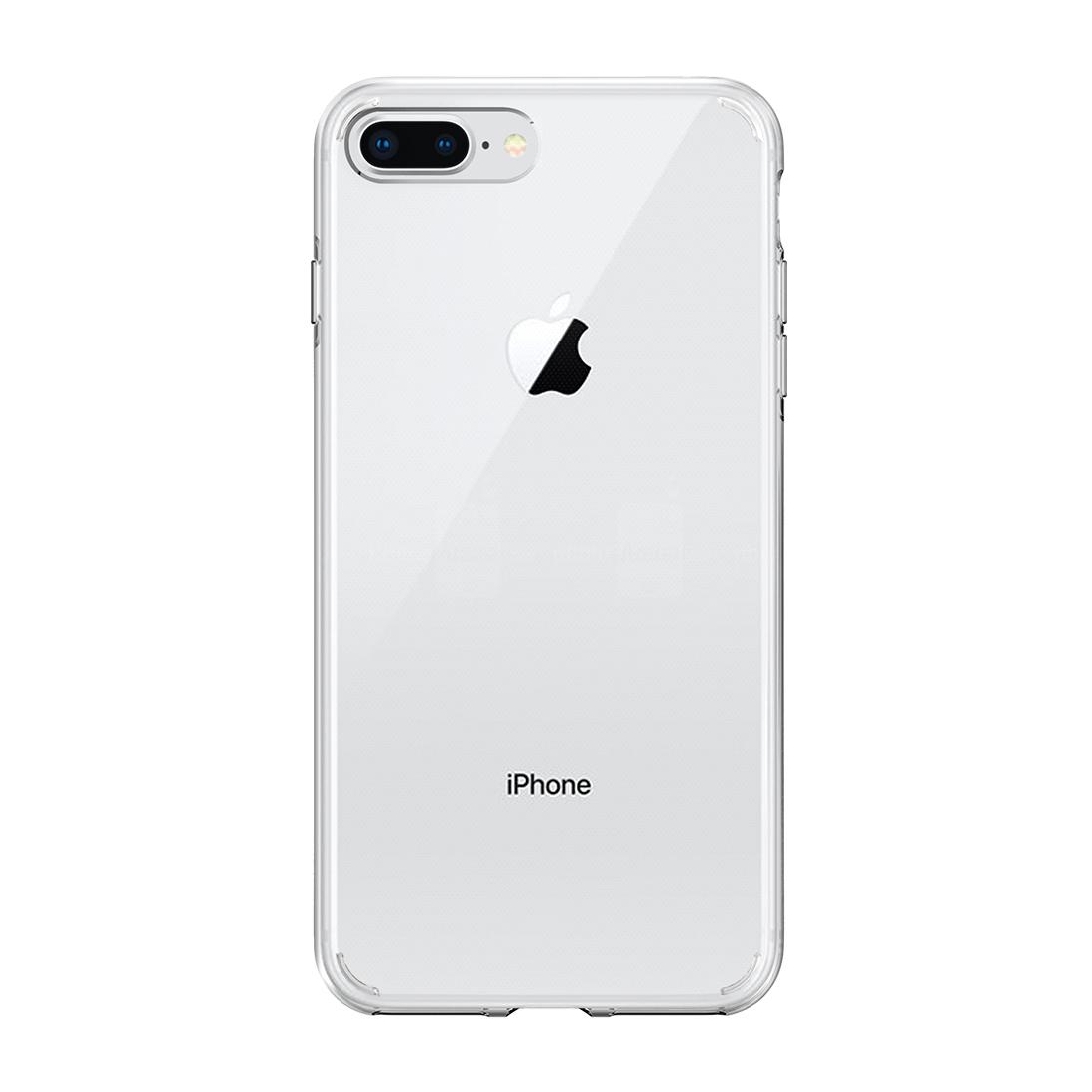 Moxie Coque iPhone 7 Plus / iPhone 8 Plus [Skintrans] Coque en TPU Souple Transparente Ultra Fine en Silicone, Anti-traces, Ajus