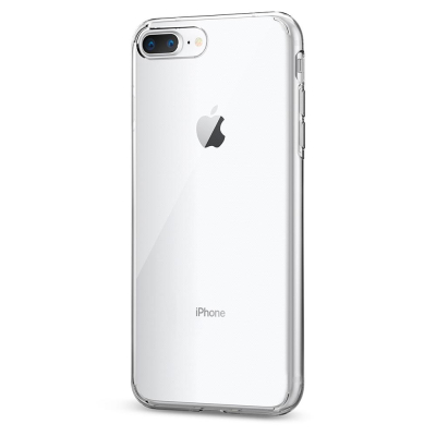 Moxie Coque iPhone 7 Plus / iPhone 8 Plus [Skintrans] Coque en TPU Souple Transparente Ultra Fine en Silicone, Anti-traces, Ajus