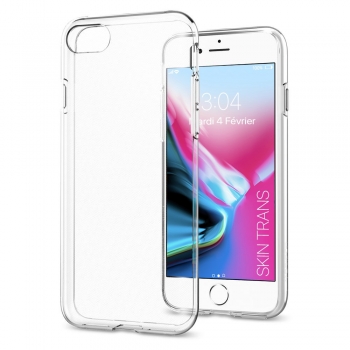 Moxie Coque iPhone 7 / iPhone 8 / iPhone SE 2020 [Skintrans] Coque en TPU Souple Transparente Ultra Fine en Silicone, Anti-trace