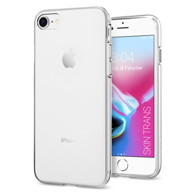 Moxie Coque iPhone 7 / iPhone 8 / iPhone SE 2020 [Skintrans] Coque en TPU Souple Transparente Ultra Fine en Silicone, Anti-trace