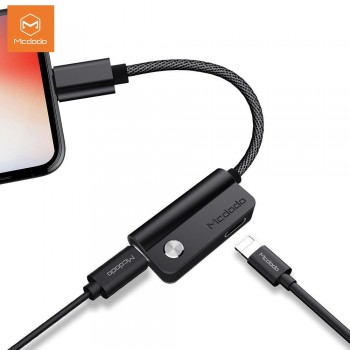 Double Adaptateur Audio Lightning, Mcdodo [CA-4701] [Charge + Audio] Adaptateur pour iPhone X, iPhone 7/8, iPhone 8 Plus/7 Plus 
