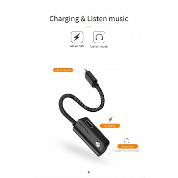 Double Adaptateur Audio Lightning, Mcdodo [CA-4701] [Charge + Audio] Adaptateur pour iPhone X, iPhone 7/8, iPhone 8 Plus/7 Plus 