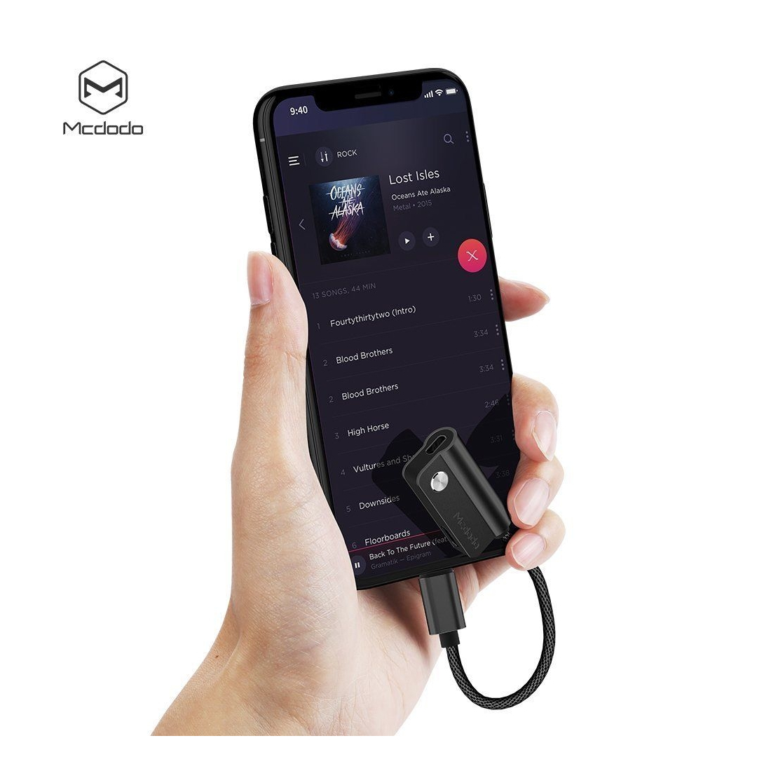 Double Adaptateur Audio Lightning, Mcdodo [CA-4701] [Charge + Audio] Adaptateur pour iPhone X, iPhone 7/8, iPhone 8 Plus/7 Plus 