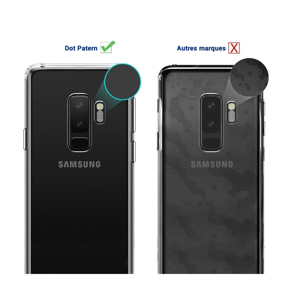 Coque Galaxy S9 Plus / S9+, Moxie [Skintrans] [TPU Ultra Fine Clear] - Transparent