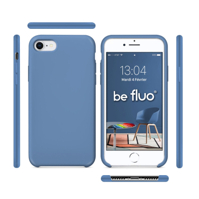 Moxie Coque iPhone 7/8/SE 2020 [BeFluo] Coque Silicone Fine et Légère pour iPhone 8, iPhone 7 et iPhone SE 2020, Intérieur Micro