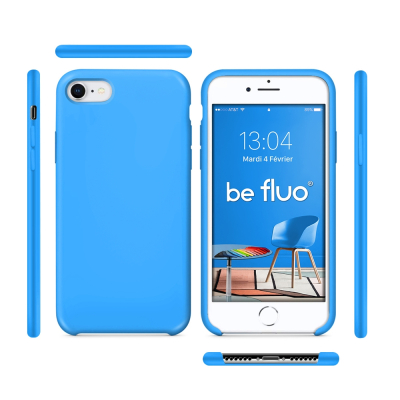 Moxie Coque iPhone 7/8/SE 2020 [BeFluo] Coque Silicone Fine et Légère pour iPhone 8, iPhone 7 et iPhone SE 2020, Intérieur Micro