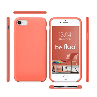 Moxie Coque iPhone 7/8/SE 2020 [BeFluo] Coque Silicone Fine et Légère pour iPhone 8, iPhone 7 et iPhone SE 2020, Intérieur Micro