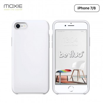 Moxie Coque iPhone 7/8/SE 2020 [BeFluo] Coque Silicone Fine et Légère pour iPhone 8, iPhone 7 et iPhone SE 2020, Intérieur Micro