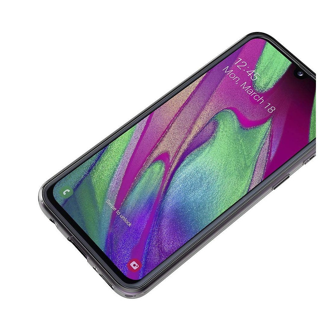 Moxie Coque Galaxy A40 [Skintrans] Coque en TPU Souple Transparente Ultra Fine pour Samsung Galaxy A40 (2019) - Transparent