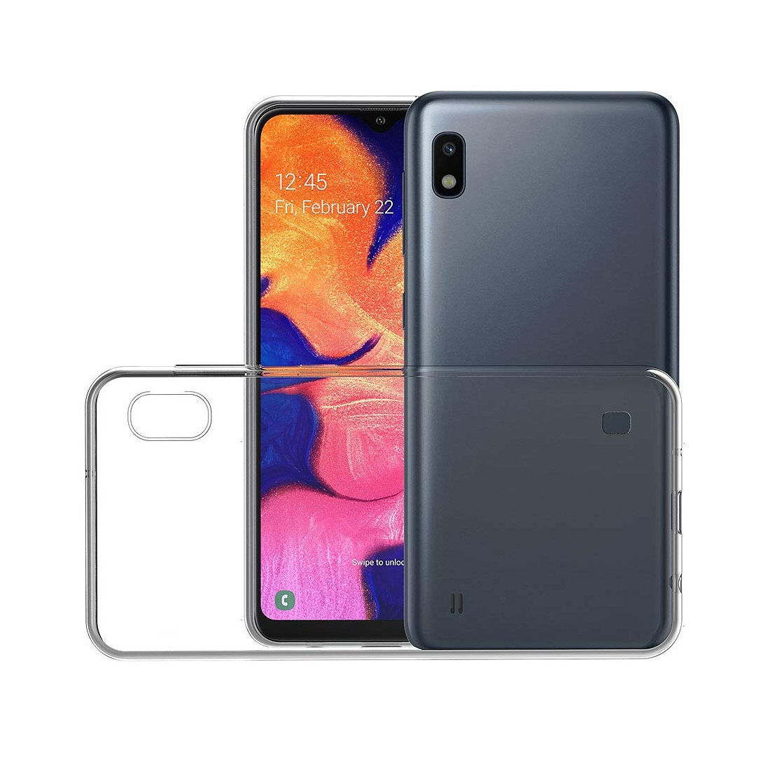 Moxie Coque Galaxy A10 [Skintrans] Coque en TPU Souple Transparente Ultra Fine pour Samsung Galaxy A10 (2019) - Transparent