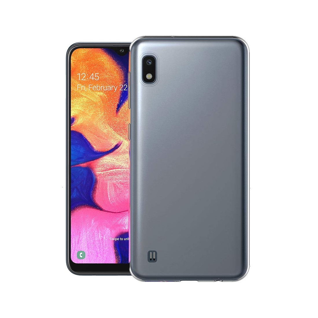 Moxie Coque Galaxy A10 [Skintrans] Coque en TPU Souple Transparente Ultra Fine pour Samsung Galaxy A10 (2019) - Transparent
