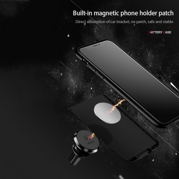 Usams Coque Batterie pour iPhone X/XS [Millie Series US-CD43] Coque Batterie 3200mAh Fine et Légère, Ultra Sécurisée pour iPhone