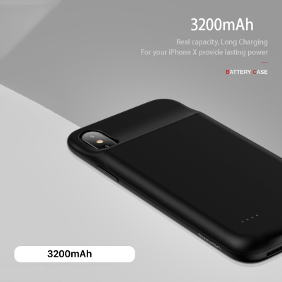Usams Coque Batterie pour iPhone X/XS [Millie Series US-CD43] Coque Batterie 3200mAh Fine et Légère, Ultra Sécurisée pour iPhone