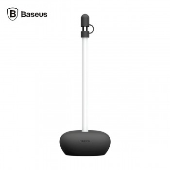 Baseus Support en Silicone pour Apple Pencil [ACBZ-AP01] Support Pencil Anti-poussière avec Capuchon, Excellente Stabilité, comp