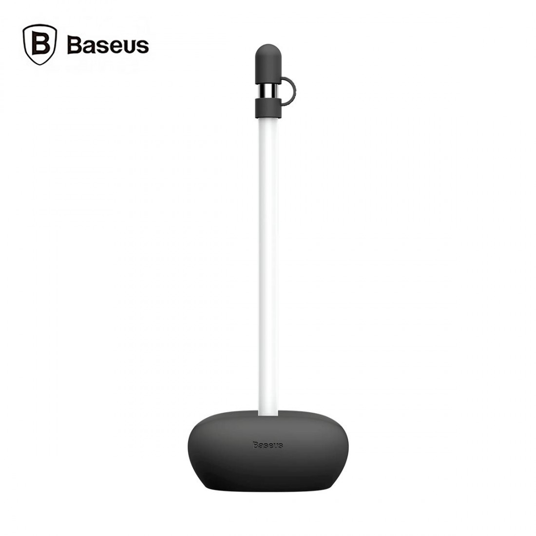 Baseus Support en Silicone pour Apple Pencil [ACBZ-AP01] Support Pencil Anti-poussière avec Capuchon, Excellente Stabilité, comp