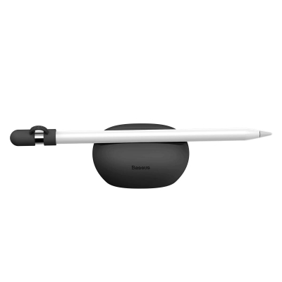 Baseus Support en Silicone pour Apple Pencil [ACBZ-AP01] Support Pencil Anti-poussière avec Capuchon, Excellente Stabilité, comp
