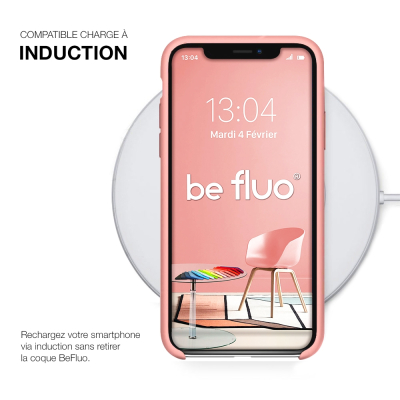 Moxie Coque iPhone XS Max [BeFluo] Coque Silicone Fine et Légère pour iPhone XS Max 6.5", Intérieur Microfibre, Coque Anti-chocs