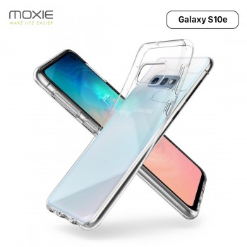 Moxie Coque Galaxy S10e [Skintrans] Coque en TPU Souple Transparente Ultra Fine en Silicone, Anti-traces, Ajustement Parfait pou