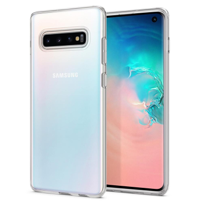 Moxie Coque Galaxy S10 [Skintrans] Coque en TPU Souple Transparente Ultra Fine en Silicone, Anti-traces, Ajustement Parfait pour