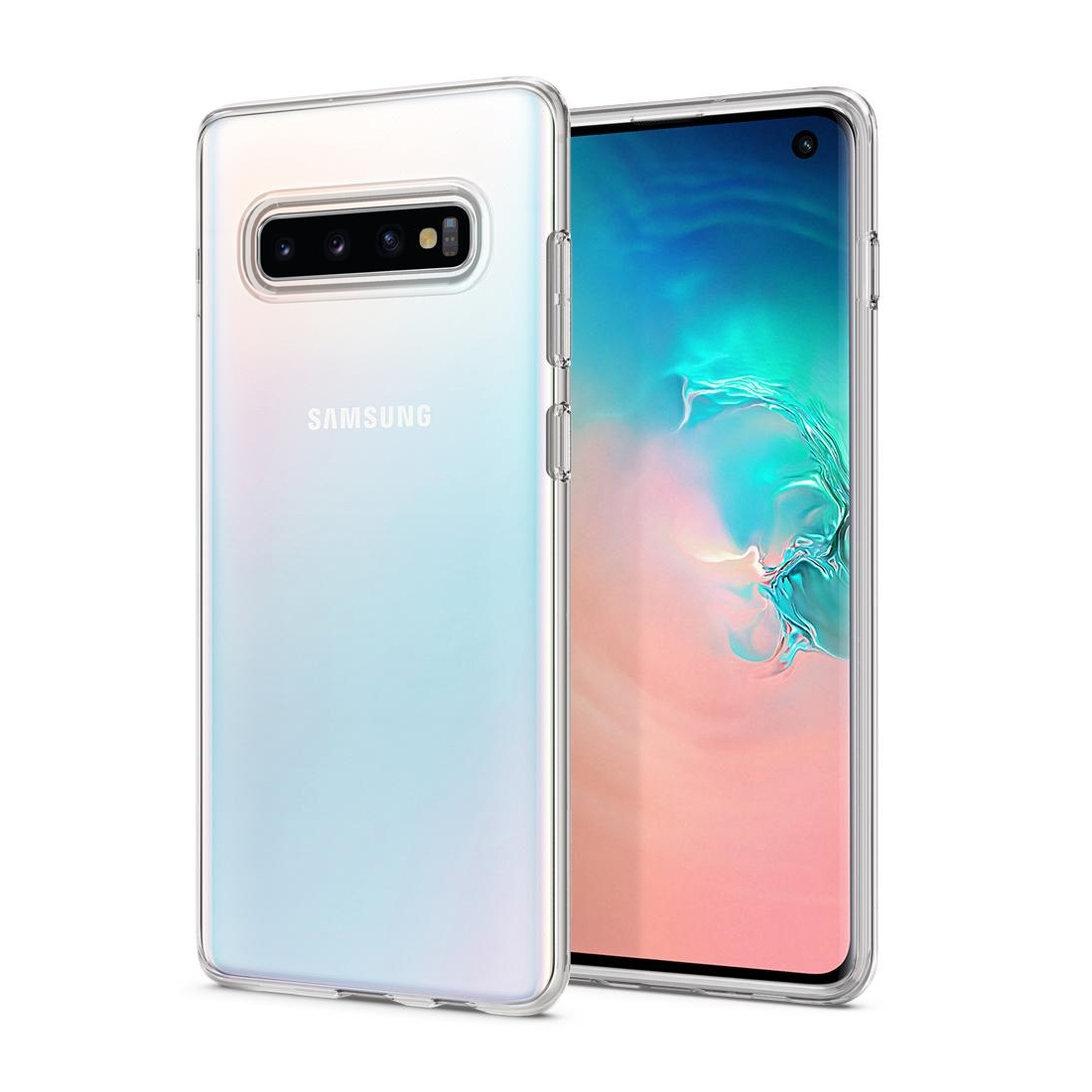 Moxie Coque Galaxy S10 [Skintrans] Coque en TPU Souple Transparente Ultra Fine en Silicone, Anti-traces, Ajustement Parfait pour