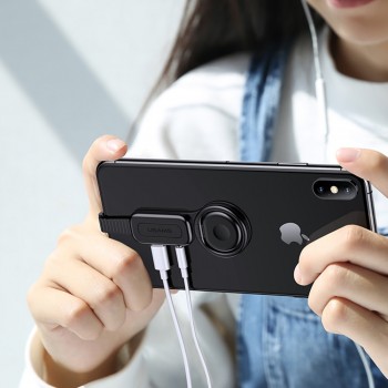Adaptateur Audio Lightning et Jack 3.5mm, Usams [US-SJ275] Lightning pour la Charge, Connecteur Jack 3.5mm pour l'Audio en 2A, i