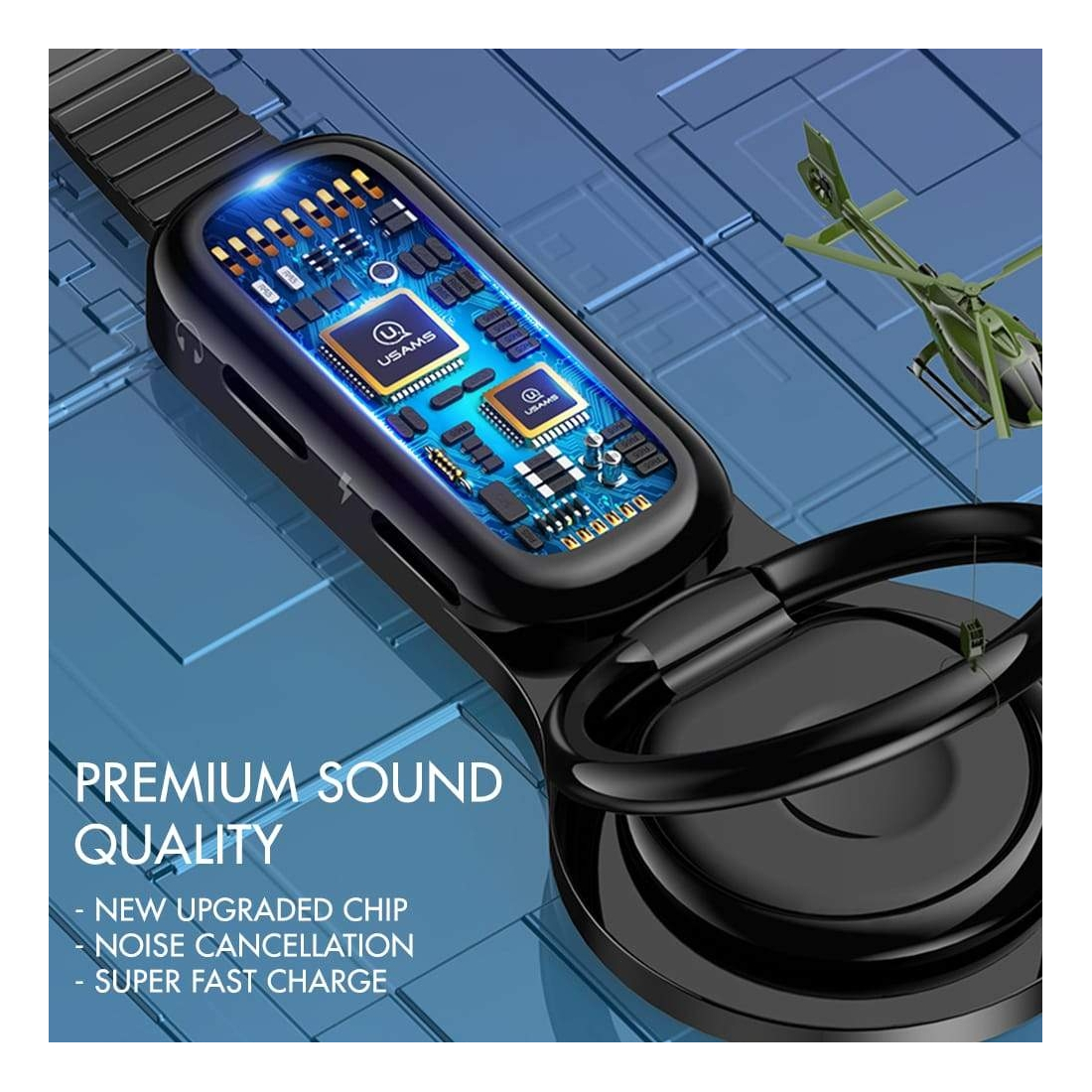 Double Adaptateur Audio Lightning, Usams [AU06] Double Lightning supportant la Charge et l'Audio en 2A, iOS 7.0 ou Supérieur, Su