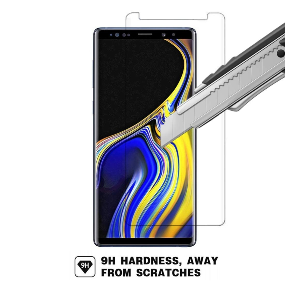 Protection d'écran Samsung Galaxy Note 9 en verre trempé, Moxie [Ultimate 3D+]