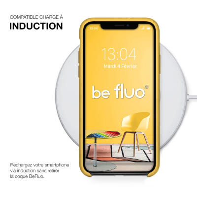Moxie Coque iPhone XS Max [BeFluo] Coque Silicone Fine et Légère pour iPhone XS Max 6.5", Intérieur Microfibre, Coque Anti-chocs