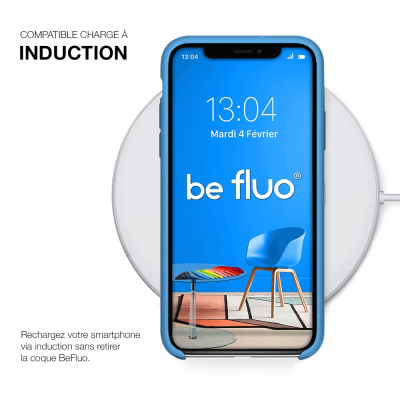 Moxie Coque iPhone XS Max [BeFluo] Coque Silicone Fine et Légère pour iPhone XS Max 6.5", Intérieur Microfibre, Coque Anti-chocs