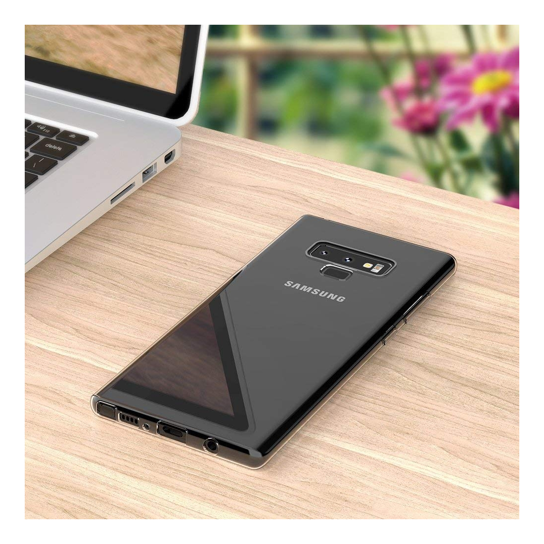 Coque Galaxy Note 9 2018, Moxie [Skintrans] Coque en TPU Souple Transparente Ultra Fine pour Samsung Galaxy Note 9 - Transparent