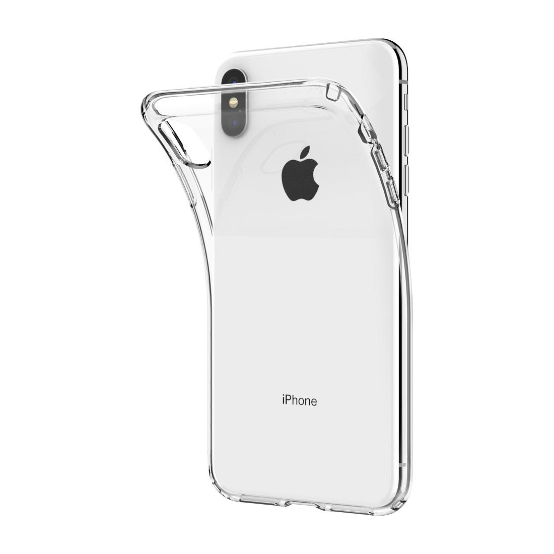 Moxie Coque iPhone XS Max 6.5" [Skintrans] Coque en TPU Souple Transparente Ultra Fine en Silicone, Anti-traces, Ajustement Parf