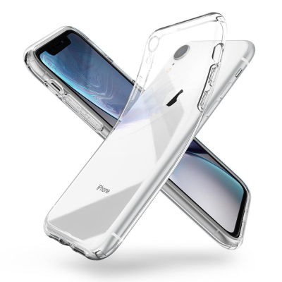 Moxie Coque iPhone XR 6.1" [Skintrans] Coque en TPU Souple Transparente Ultra Fine en Silicone, Anti-traces, Ajustement Parfait 