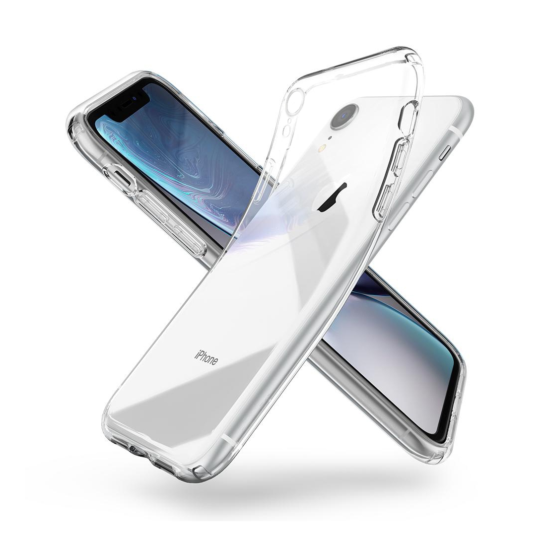 Moxie Coque iPhone XR 6.1" [Skintrans] Coque en TPU Souple Transparente Ultra Fine en Silicone, Anti-traces, Ajustement Parfait 
