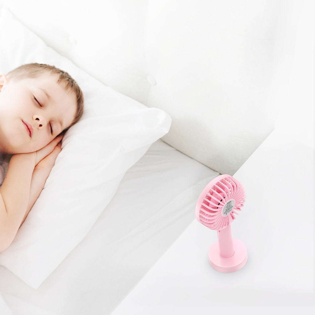 Ventilateur Portatif avec Miroir, Baseus [CXMCL-04] [Macarons Fan 3 vitesses 2600mAh] Ventilateur Portatif Avec miroir intégré [