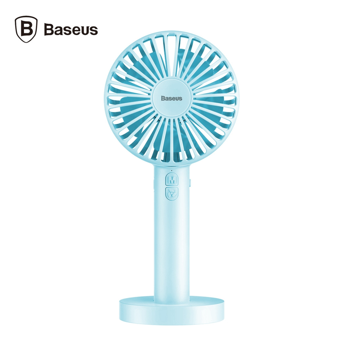 Ventilateur Portatif avec Miroir, Baseus [CXMCL-03] [Macarons Fan 3 vitesses 2600mAh] Ventilateur Portatif Avec miroir intégré [
