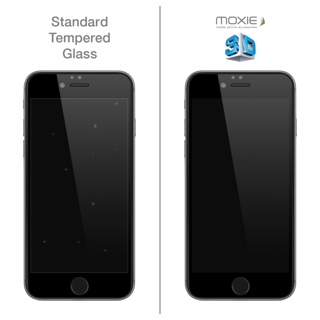 Glass Moxie Ultimate 3D Full Cover HD Noire pour iPhone 7/8