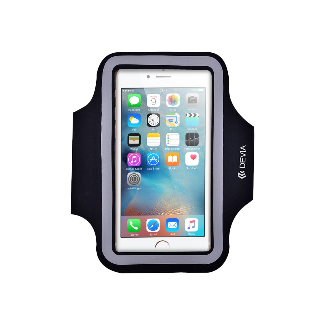 Brassard slim-fit Devia pour smartphone jusqu'à 5 pouces (iPhone6/6S, Galaxy S6/S7)