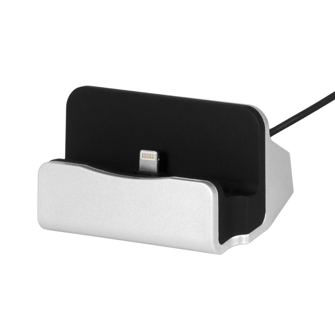 Dock Moxie Silver pour iPhone 5/5S/5C-6/6S-6+/6S+/7/7+