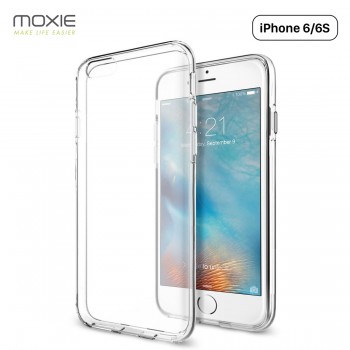 Moxie Coque iPhone 6 / iPhone 6S [Skintrans] Coque en TPU Souple Transparente Ultra Fine en Silicone, Anti-traces, Ajustement Pa