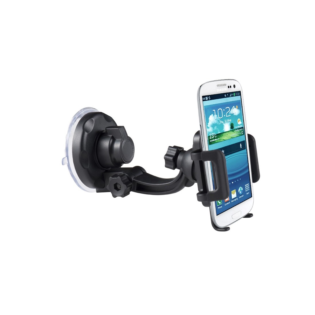 Support Ventouse Moxie SupCar  avec bras articulés et verrouillage
