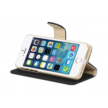 Housse Portfolio articulée Moxie Venezia Noire pour iPhone 5/5S