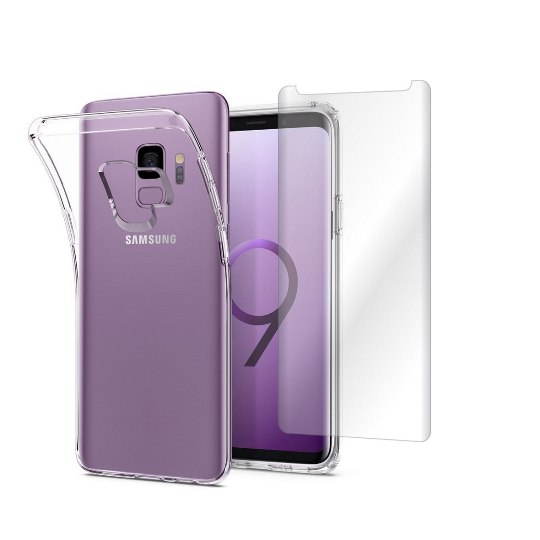 Pack FullProtect 1 coque + 1 verre trempé incurvé Moxie Samsung Galaxy S9